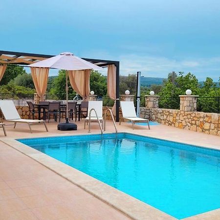 Natural View Villa With Private Pool Skouloúfia Exteriér fotografie