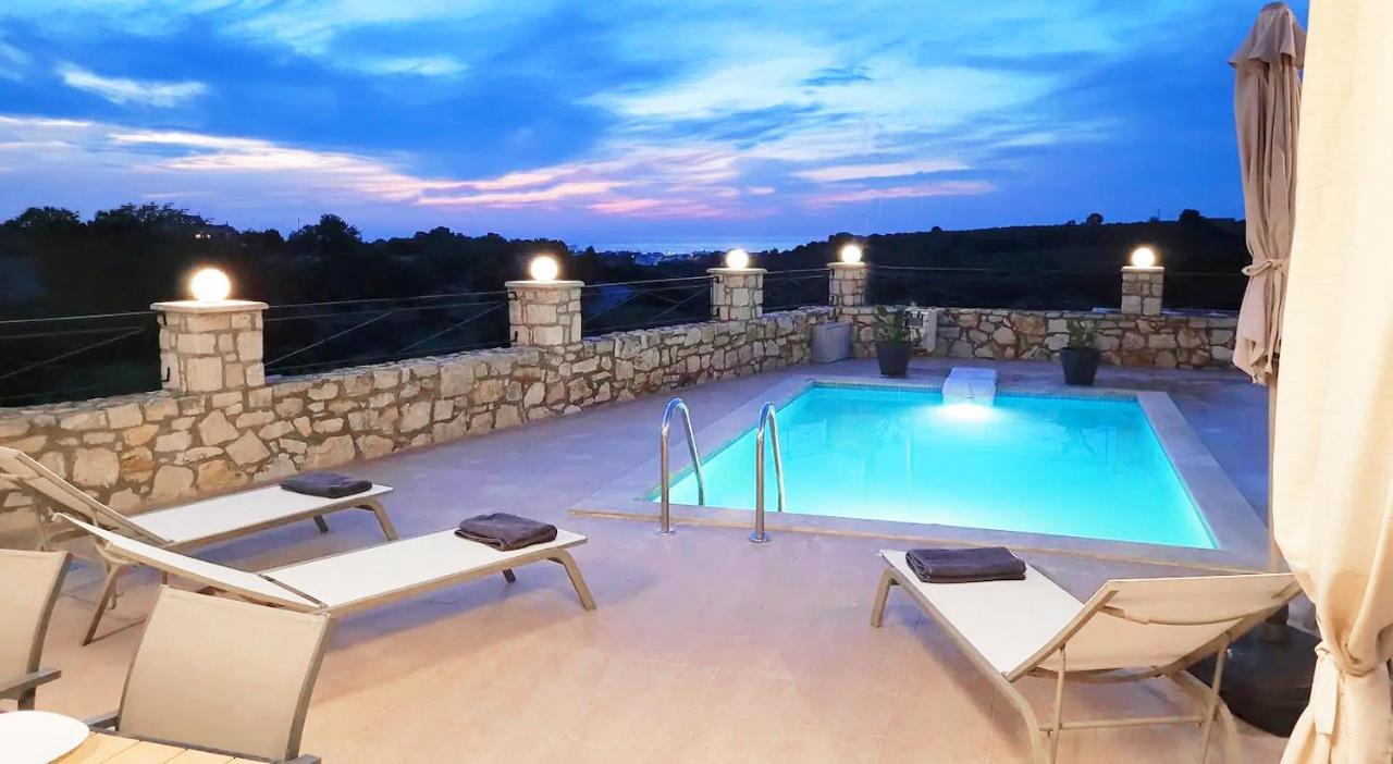 Natural View Villa With Private Pool Skouloúfia Exteriér fotografie